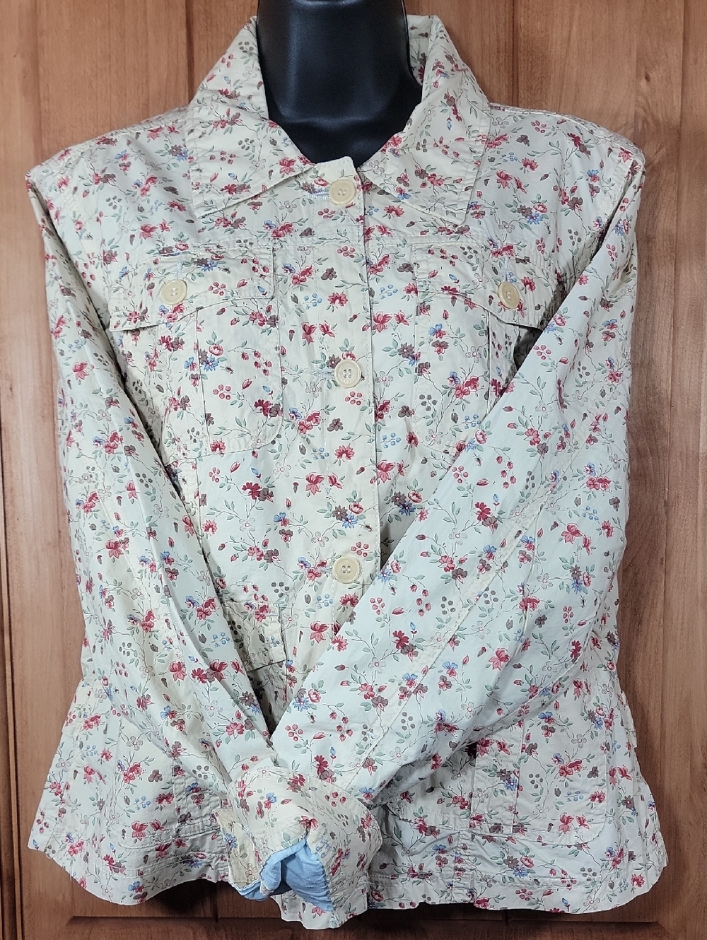 Sundance Floral Button-Up Shirt Jacket